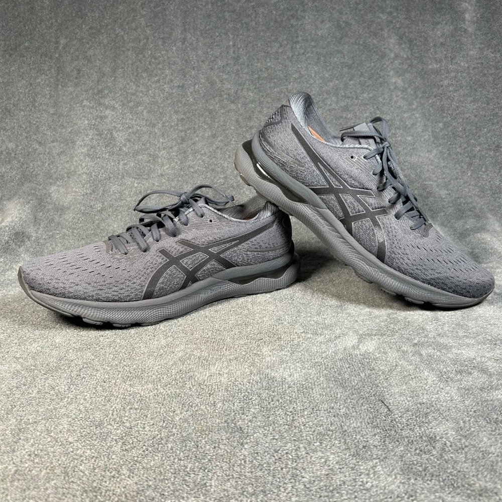 ASICS Gel-Nimbus 24 Mens Running Shoes Gray Sheet Rock Black 1011B359 Size 12 - Picture 7 of 13